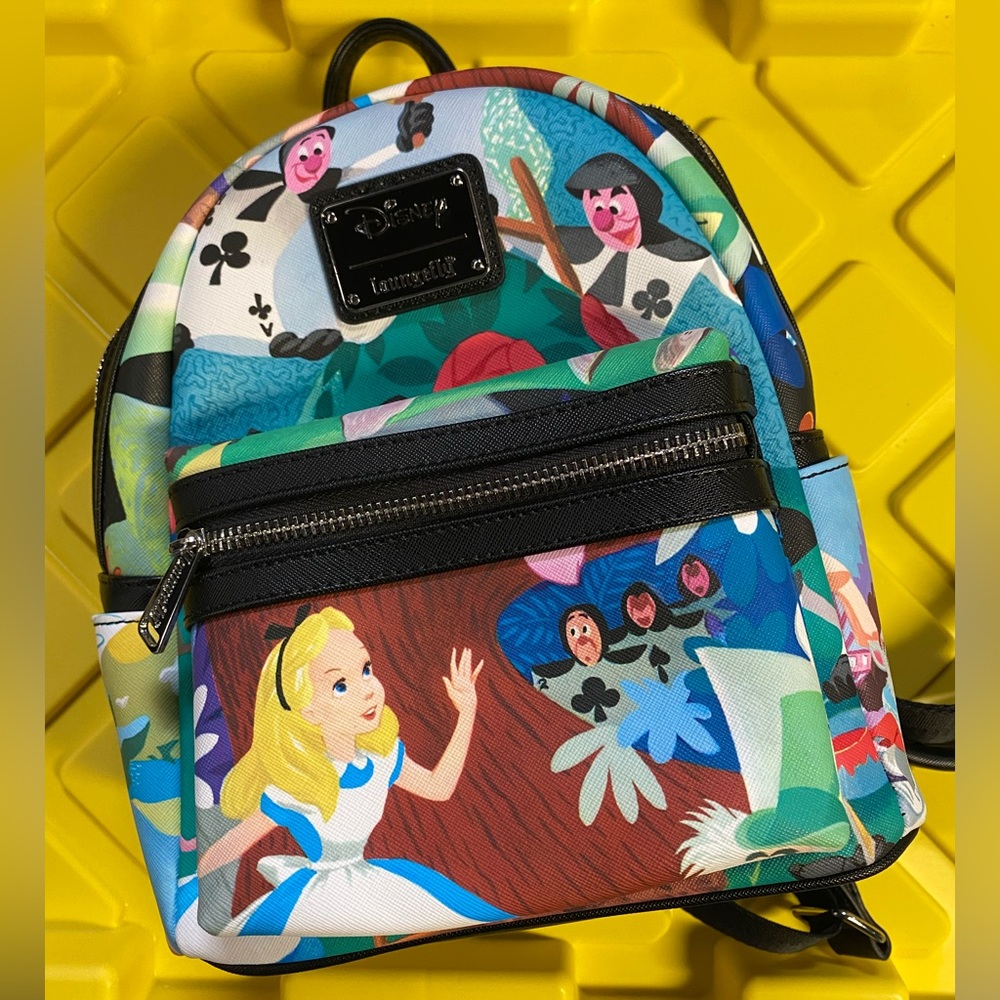 Rare Loungefly Alice in Wonderland Mini Backpack